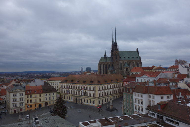 Blick auf Kathedrale und den Krautmarkt